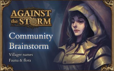 Community Brainstorm – Pick a name (including yours) for the villagers!