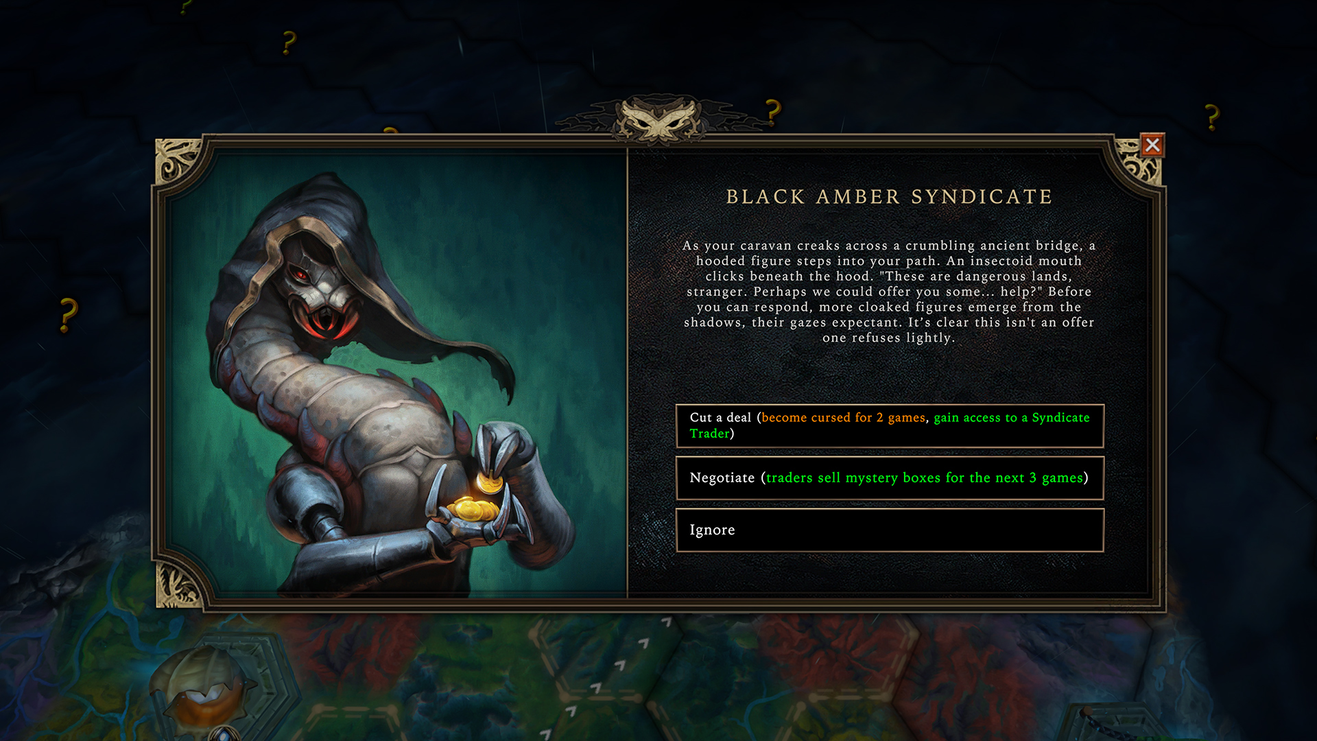 World Map - Black Amber Syndicate World Event
